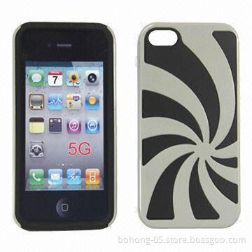 Case for iPhone 5, TPU + PC Double Pieces